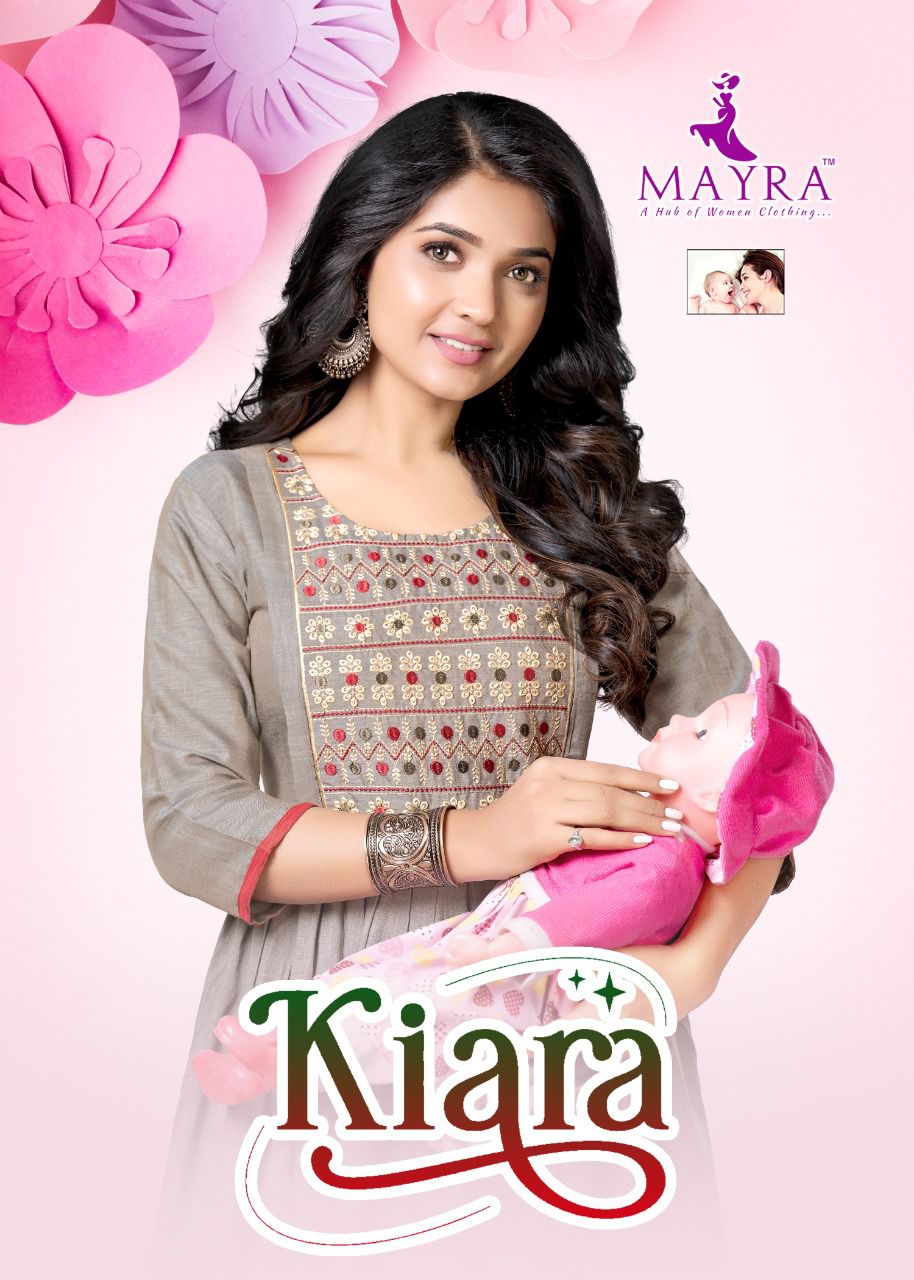 Mayra Kiara 2 Rayon Printed Regular Wear Latest Anarakli Kurti Collection